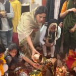 MLA Pooja Pal holds Rudrabhishek Pujan