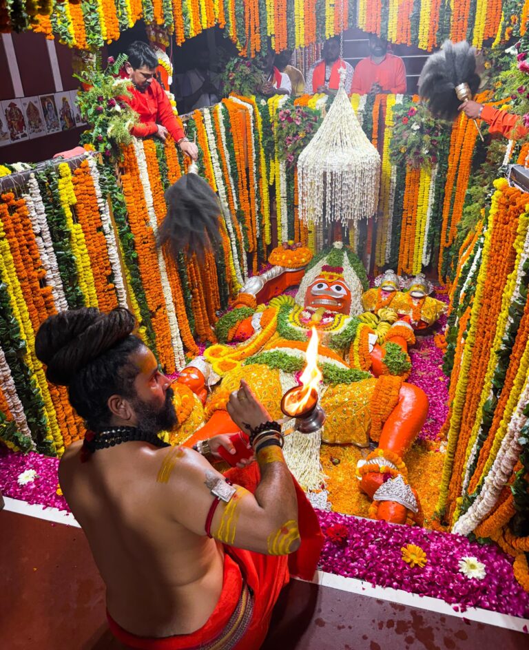 Bade Math Grandeur of Ram Navami seen at Baghambari Math & Bade Hanuman Temple ...