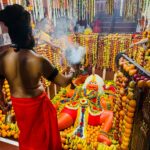 Last Bada Mangal of Jyeshtha: Bade Hanumanji decorated with fruits and flowers
