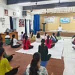Rajarshi Tandon Mahila Mahavidyalaya celebrates Yoga Day with zeal