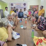 Rotary Prayagraj Platinum distributed daily-use items to old age home