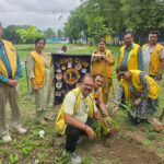 Tree plantation prog organized by Lions Club Alld Sangam