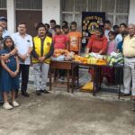 Sharing happiness with visually impaired children