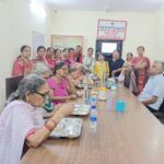 Food served to elderly, melodious hymns moved everyone