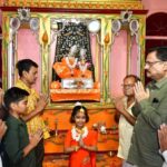Nandotsav festival celebrated by sprinkling milk and curd, singing Sohar songs