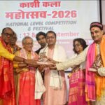 “Dr. Surendra Kr, AU Music Prof receives (Kashi Guru Kala Samman) at BHU