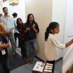 Message of cleanliness given via colours, glimpse of talent seen in painting